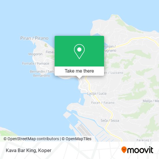 Kava Bar King map