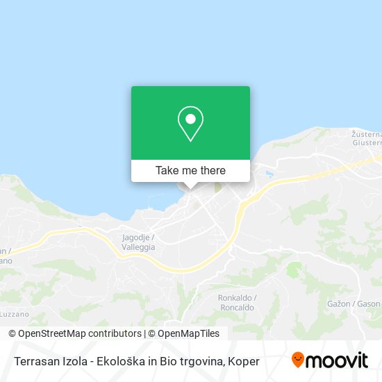 Terrasan Izola - Ekološka in Bio trgovina map