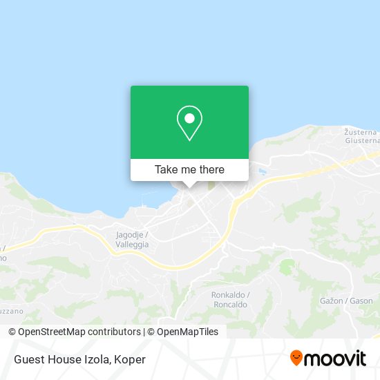 Guest House Izola map
