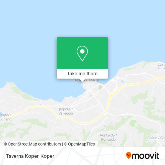 Taverna Koper map