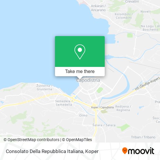 Consolato Della Repubblica Italiana map