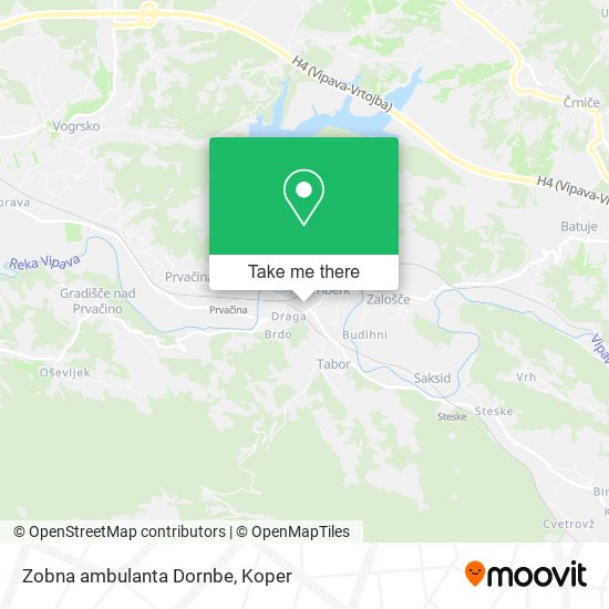 Zobna ambulanta Dornbe map