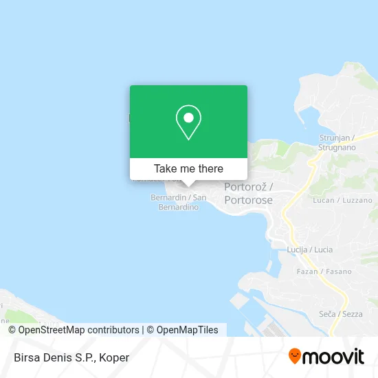 Birsa Denis S.P. map