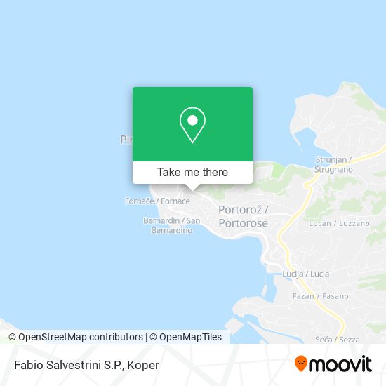 Fabio Salvestrini S.P. map