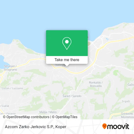 Azcom Zarko Jerkovic S.P. map