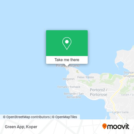 Green App map