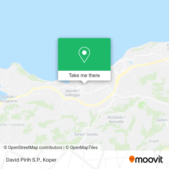 David Pirih S.P. map