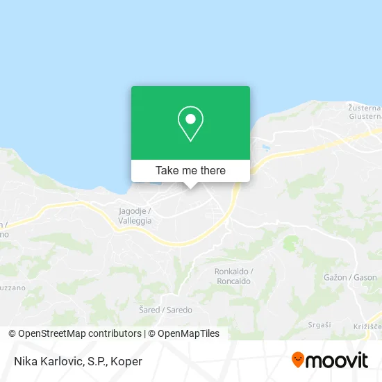 Nika Karlovic, S.P. map