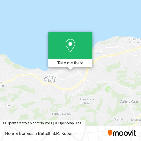 Nerina Bonassin Battelli S.P. map