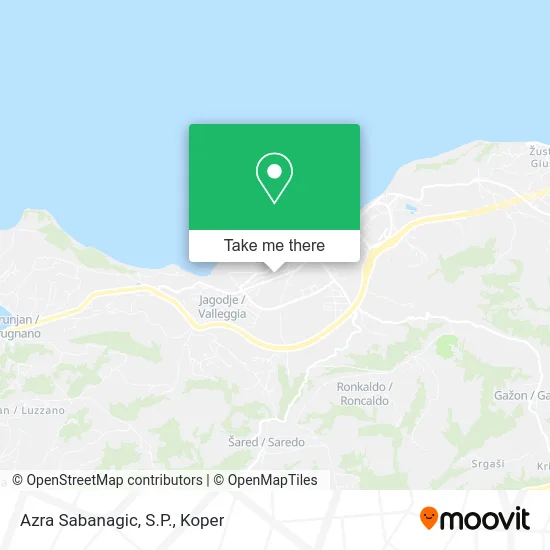 Azra Sabanagic, S.P. map