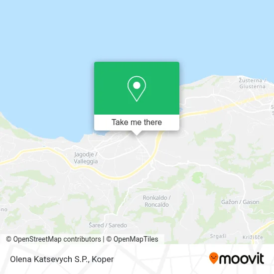 Olena Katsevych S.P. map