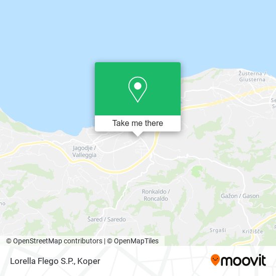 Lorella Flego S.P. map