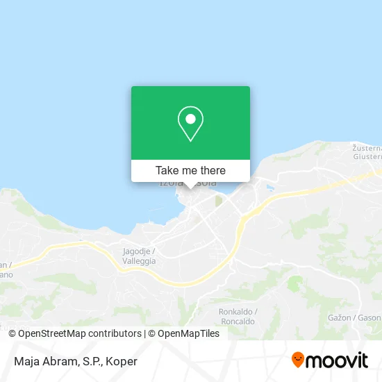 Maja Abram, S.P. map