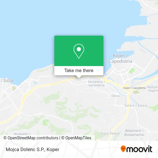 Mojca Dolenc S.P. map