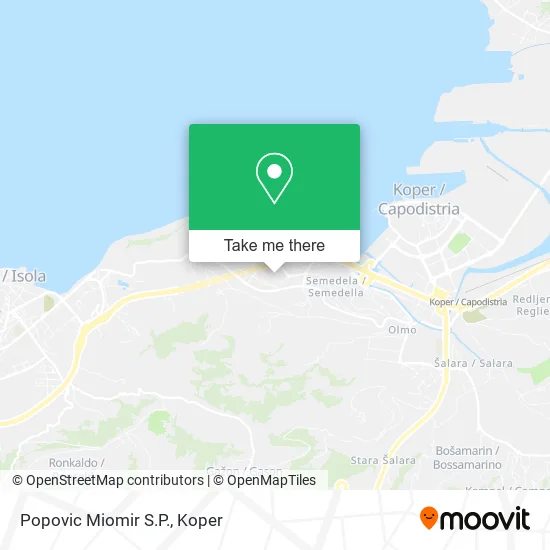 Popovic Miomir S.P. map