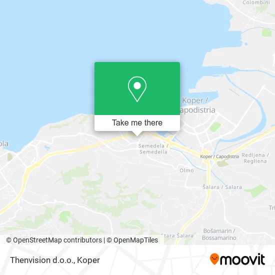 Thenvision d.o.o. map