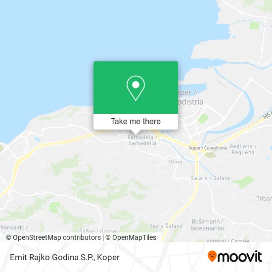 Emit Rajko Godina S.P. map