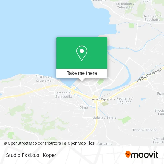 Studio Fx d.o.o. map