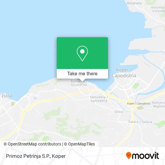 Primoz Petrinja S.P. map