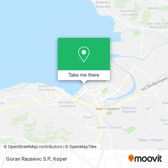 Goran Rausevic S.P. map