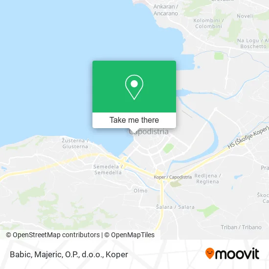 Babic, Majeric, O.P., d.o.o. map