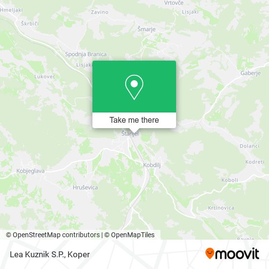 Lea Kuznik S.P. map