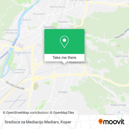 Sredisce za Mediacijo Mediars map