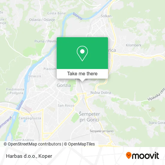 Harbas d.o.o. map