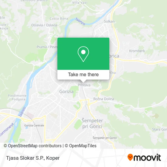 Tjasa Slokar S.P. map