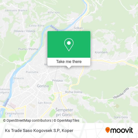 Ks Trade Saso Kogovsek S.P. map