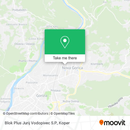 Blok Plus Jurij Vodopivec S.P. map