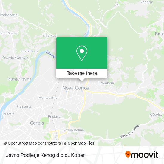 Javno Podjetje Kenog d.o.o. map