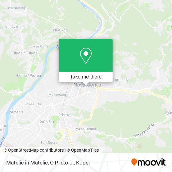 Matelic in Matelic, O.P., d.o.o. map
