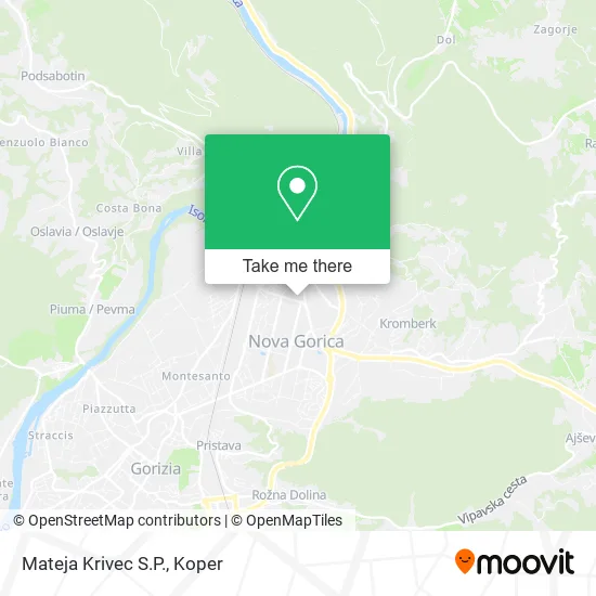 Mateja Krivec S.P. map