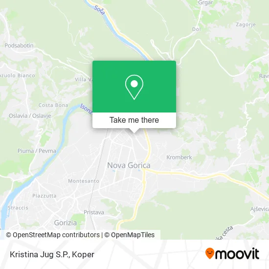 Kristina Jug S.P. map