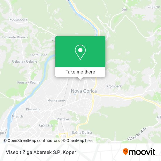 Visebit Ziga Abersek S.P. map