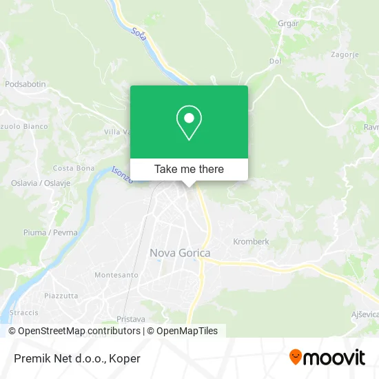Premik Net d.o.o. map