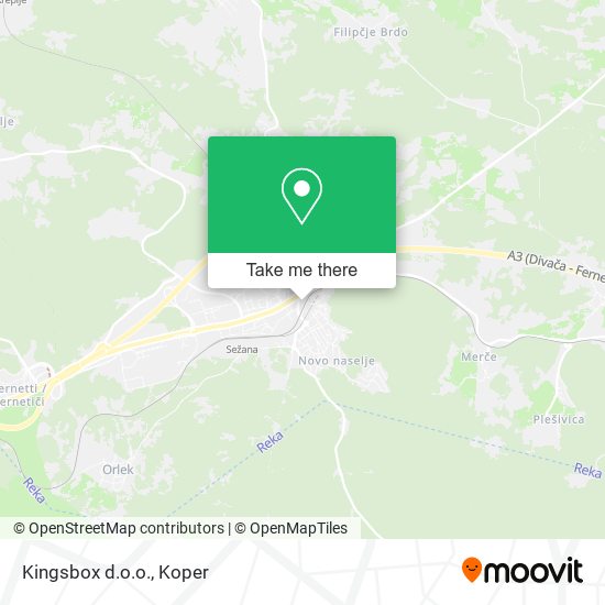 Kingsbox d.o.o. map
