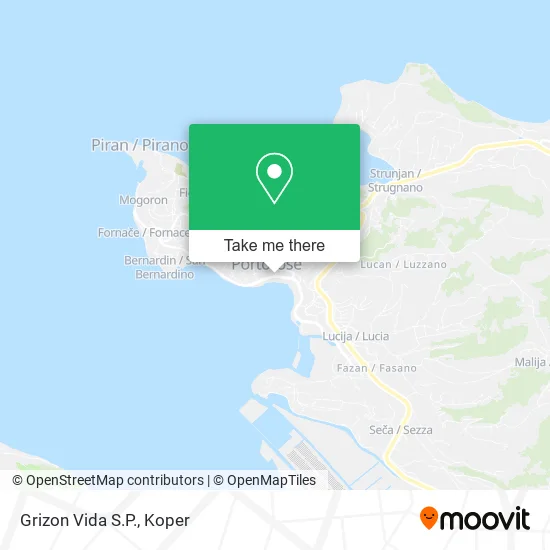 Grizon Vida S.P. map