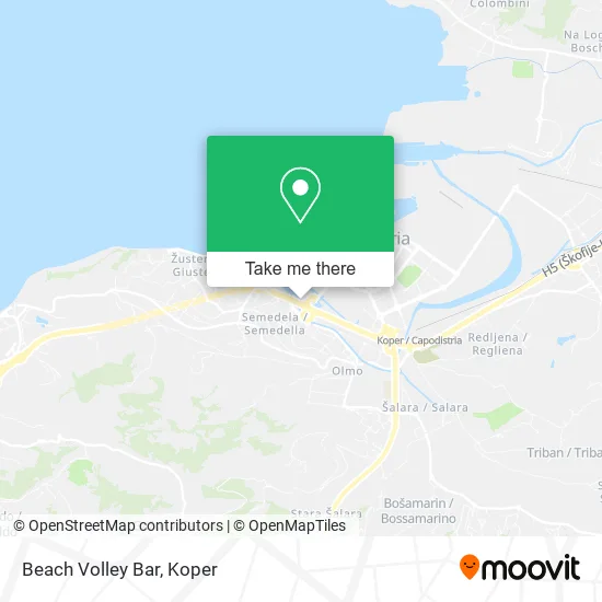 Beach Volley Bar map