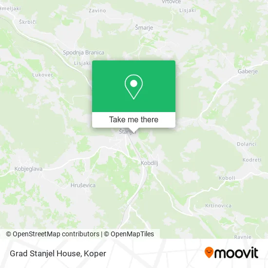 Grad Stanjel House map