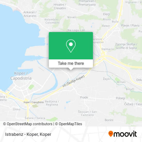 Istrabenz - Koper map