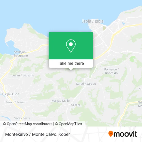 Montekalvo / Monte Calvo map