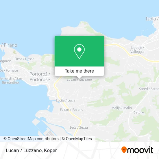 Lucan / Luzzano map