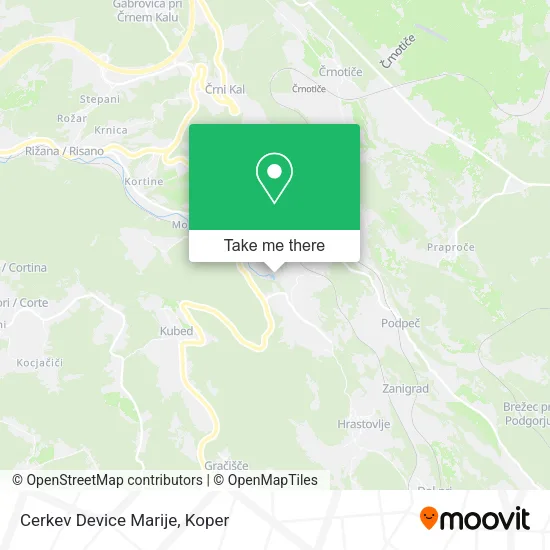 Cerkev Device Marije map