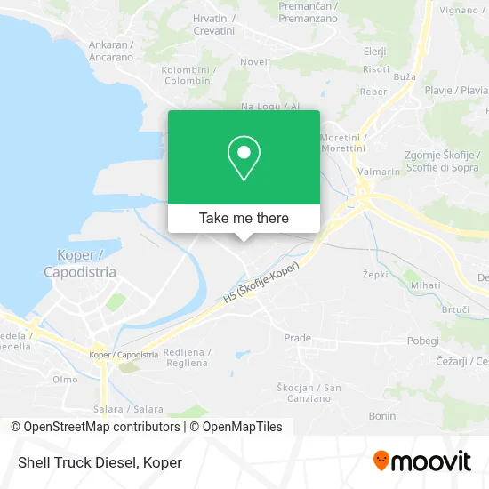 Shell Truckdiesel map