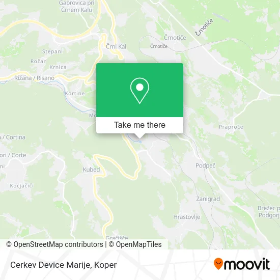 Cerkev Device Marije map