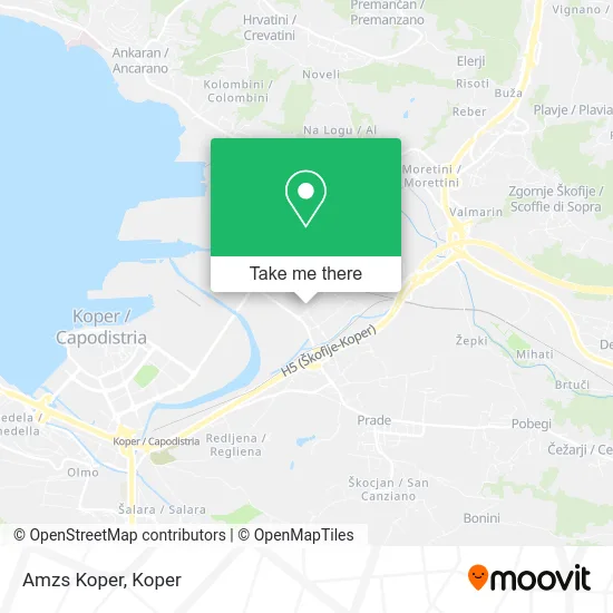 Amzs Koper map