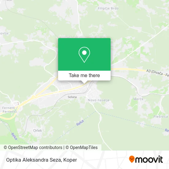 Optika Aleksandra Seza map