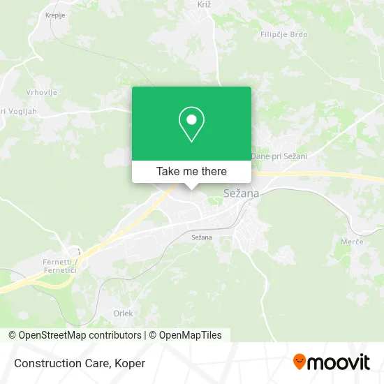 Gradbena Oskrba map